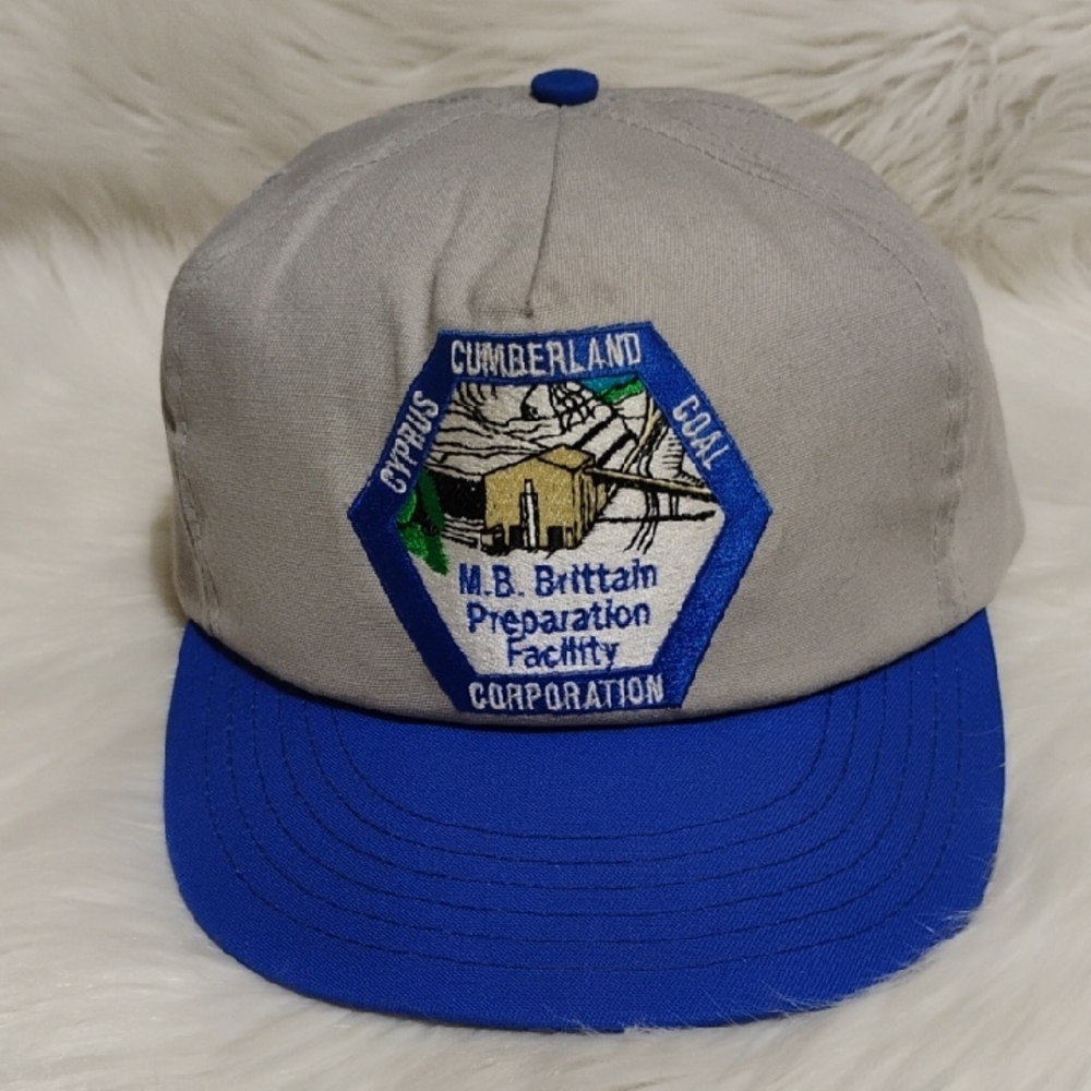 SALE! RARE! Cyprus Cumberland Coal M.B. Brittain Preparation Facility Hat